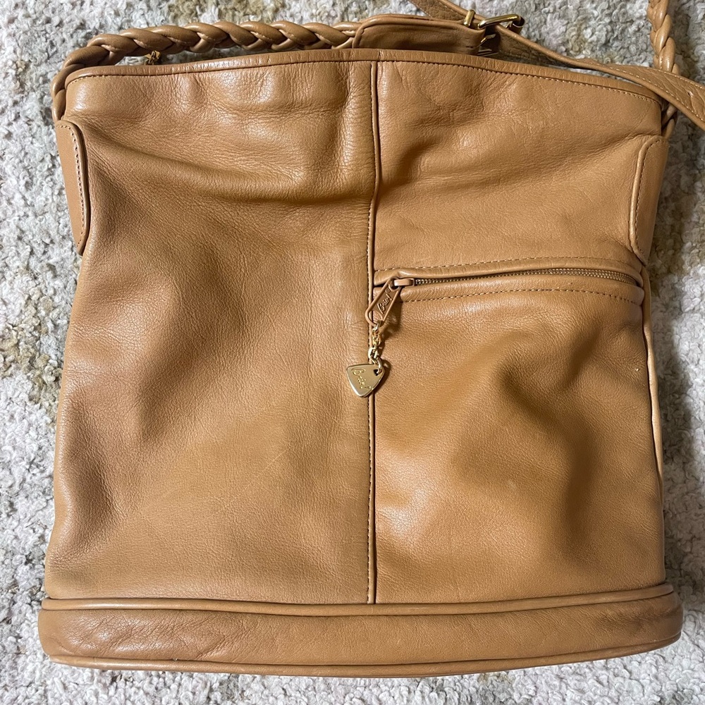 Vintage Brio Purse in Camel - Picture 3 of 8